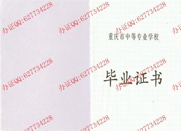 重庆中专毕业证样本一（内页1）